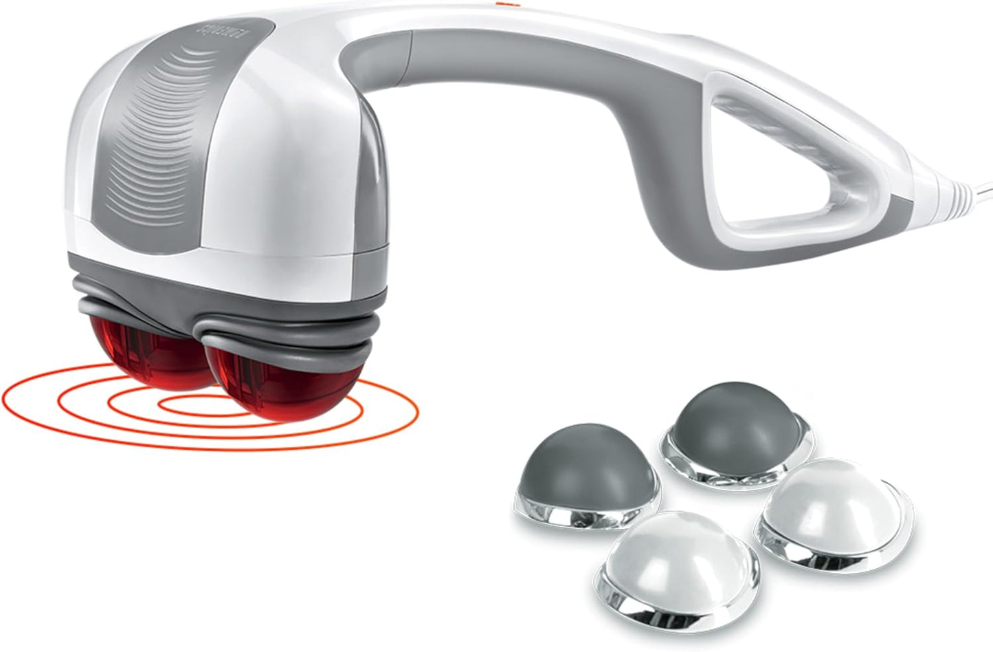 Homedics Back Massager - Heated Automatic Percussion Back, Body and Ne