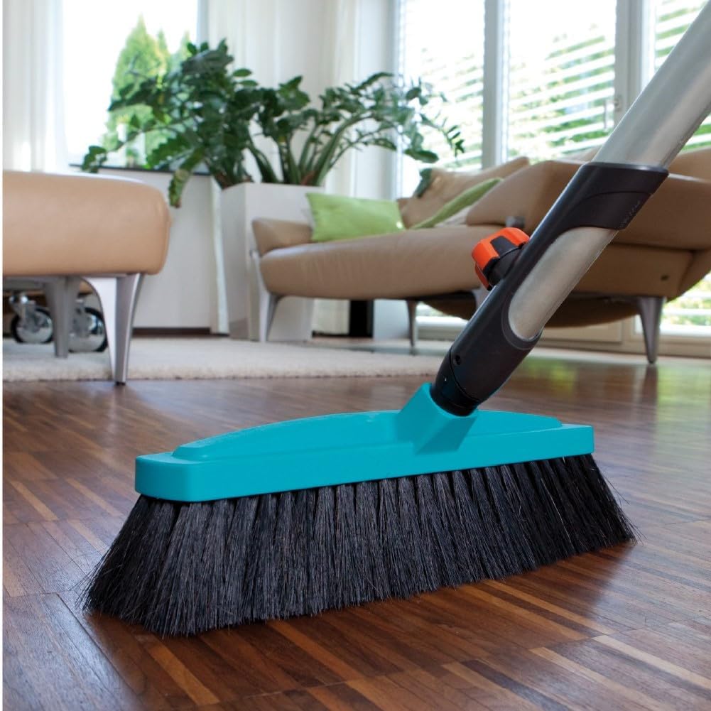 GARDENA combisystem House Broom: Broom for Sweeping up Dirt Indoors, 3