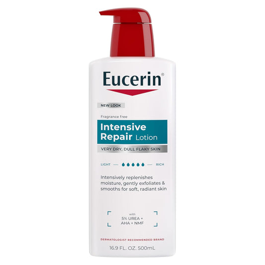Eucerin Intensive Repair Body Lotion for Dry Skin with Alpha Hydroxy, 