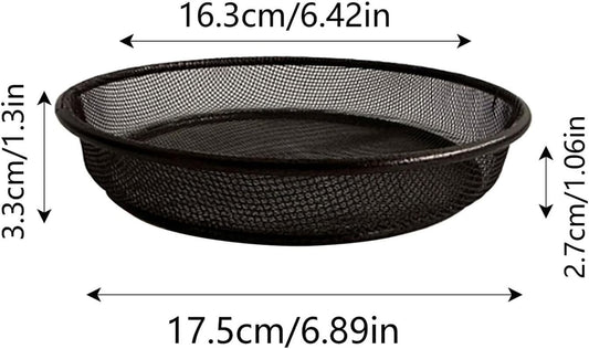 Finch Feeders Outside, Mesh Feeding Plate, Rust-Resistant Metal, Small Bird Feeding Tray for Sparrow Lovebird Garden Park Courtyard Indoor Outdoor Backyard Patio Balcony Bird Supplies