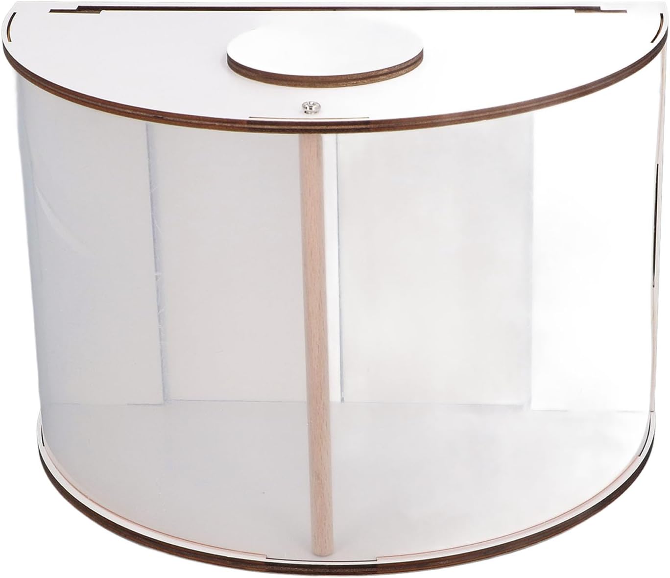 Fockety Window Bird Feeder, 180° Clear View Wooden Transparent Bird Ho