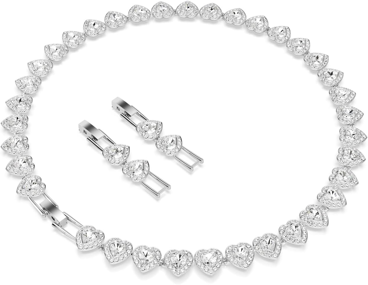 Swarovski Ariana Grande Collection, Clear Crystal & Pearls, Rhodium Fi