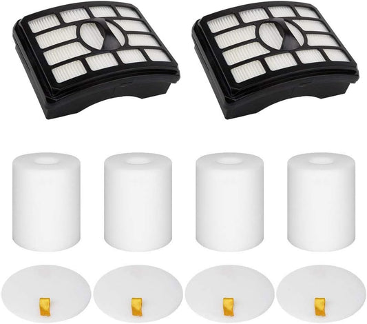 2 + 4 Pack Vacuum Filters Replacement Compatible for Shark Rotator Pro Lift-Away NV500, NV501, NV502, NV503, NV505, NV510, NV520, NV552, UV560, NV642, ZU780, ZU782, ZU785, Part Xff500 Xhf500