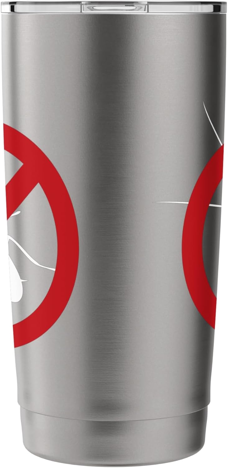 Pest Control Roach Sign Gag Halloween Gift No Cockroaches Stainless Steel Insulated Tumbler