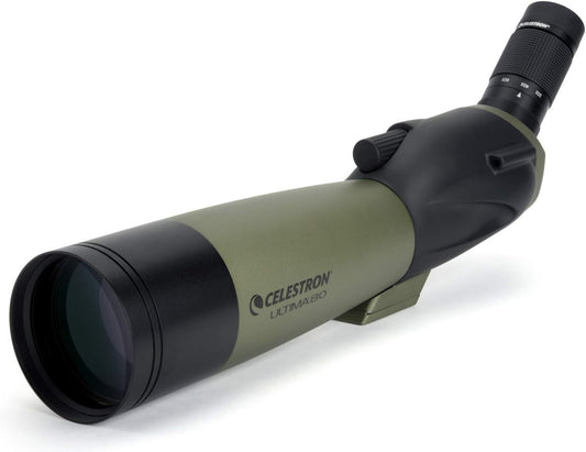 Celestron 52250 Ultima 20-60x80mm Angled Refractor Spotting Scope Tele