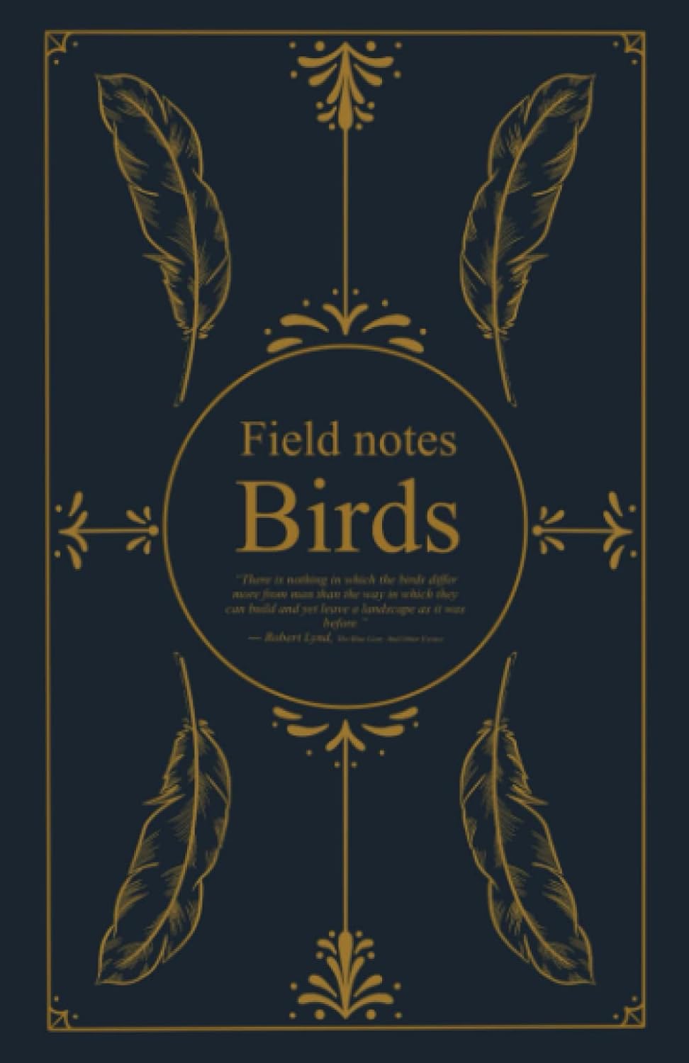 Field Notes Birds: Blank bird field note journal