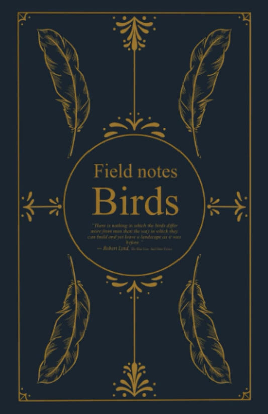 Field Notes Birds: Blank bird field note journal