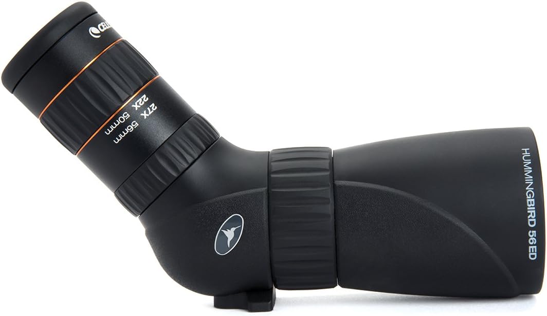 Celestron 9-27 x 56 mm Hummingbird ED Micro Spotter Birder-Friendly Spotting Scope, Black