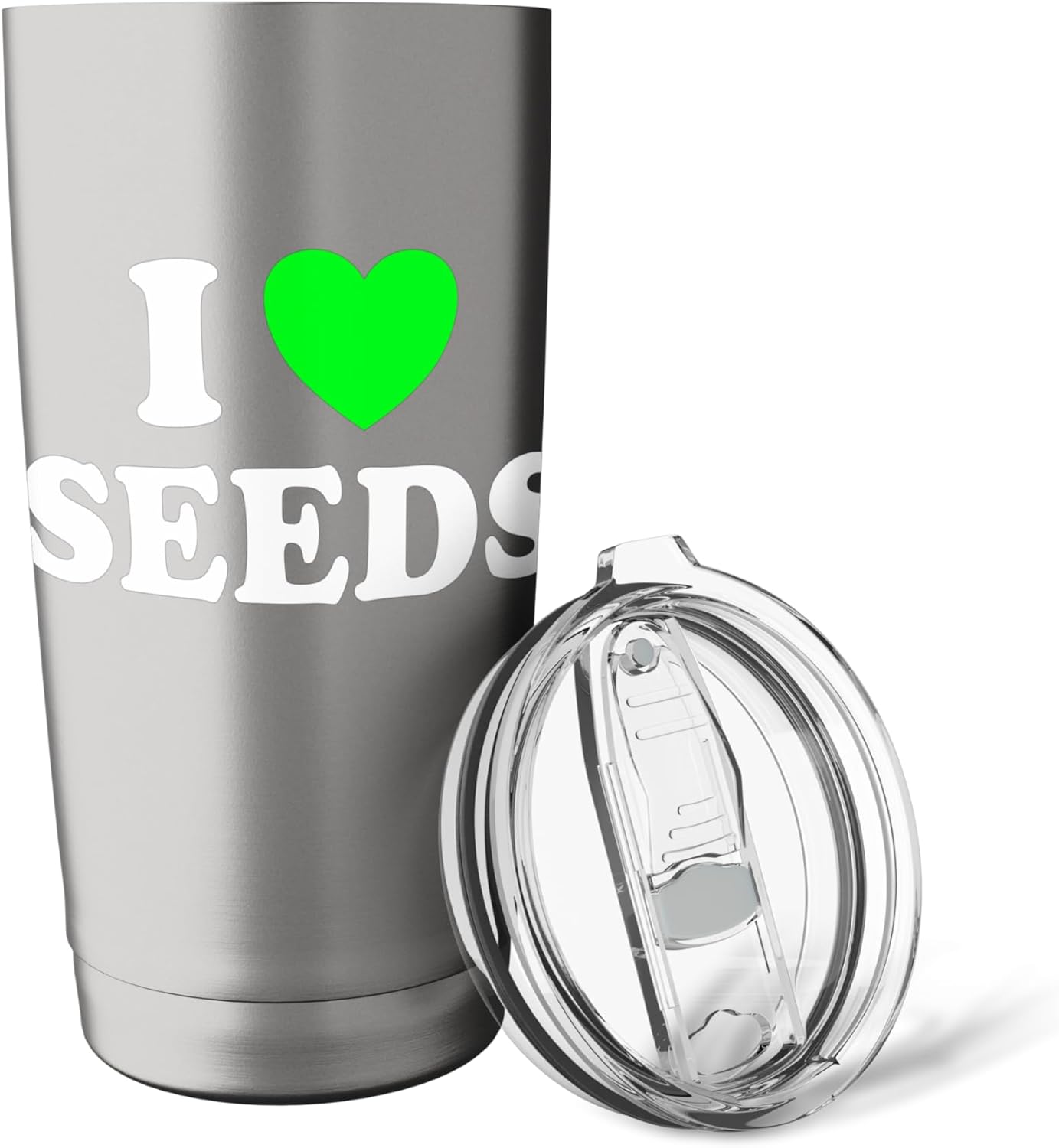 I Love Seed Heirloom Plant Garden Grow Saving Keeper Fan Sow Stainless Steel Insulated Tumbler