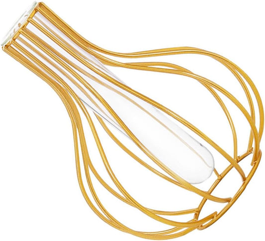 Milisten Iron Art Hydroponics Vase Gourd Shape, Metal Glass Tube Plant
