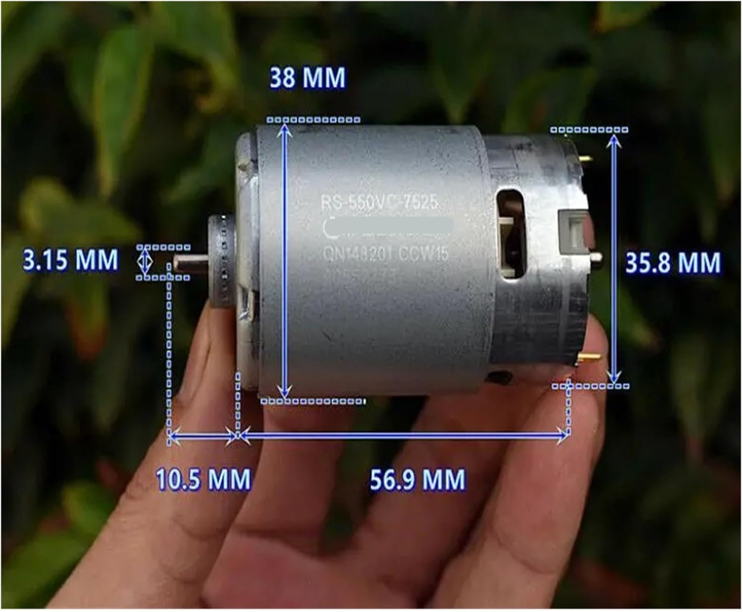 RS-550VC-7525 Mini Engine DC 6V 9V 12V 14.4V 21300RPM High Speed ​​Hig