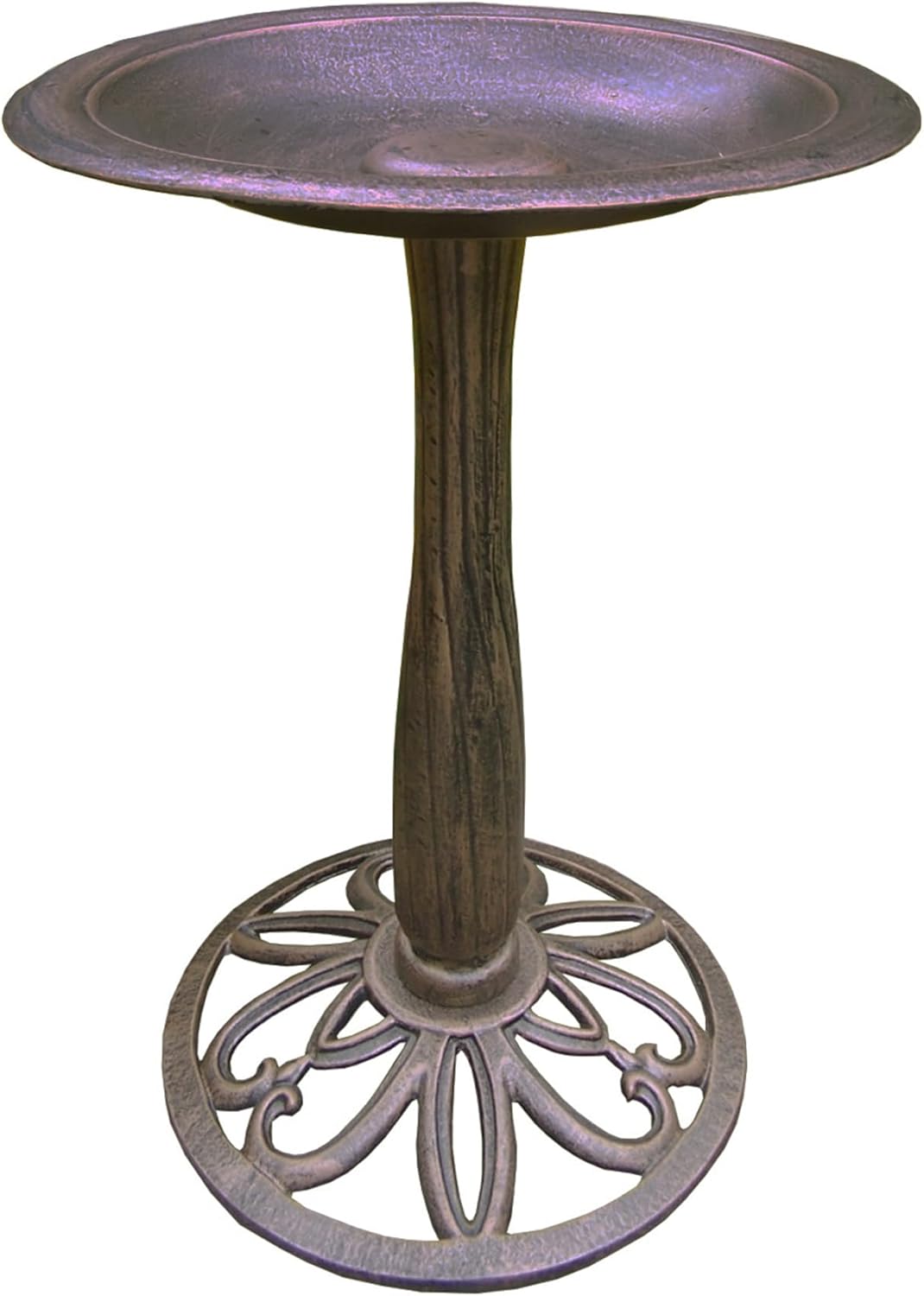 Oakland Living Upland Bird Bath, Antique Bronze, 19W x 19D x 28.4H in.