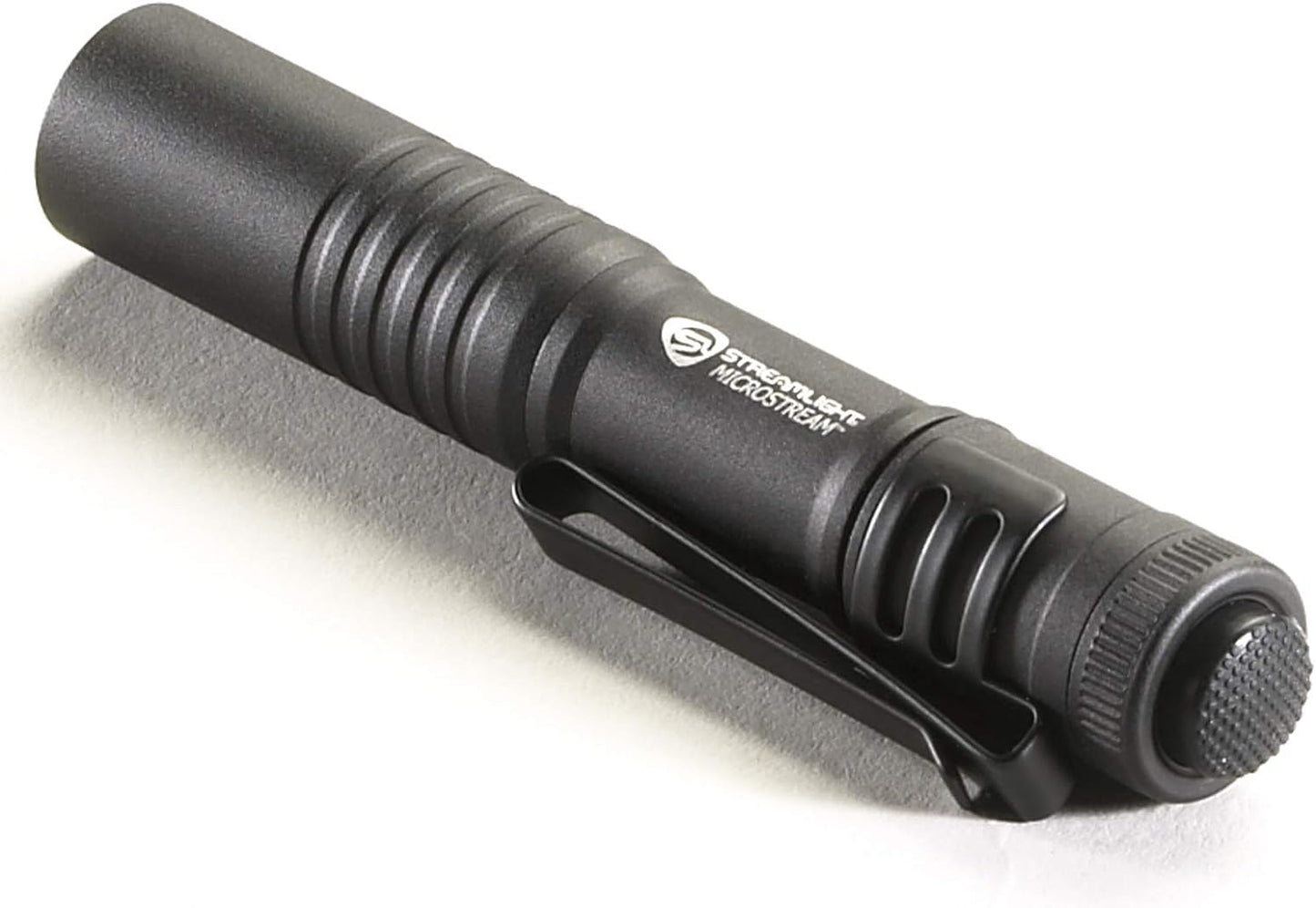 Streamlight 66318 MicroStream 45-Lumen Everyday Carry Pocket Flashlight with AAA Alkaline Battery, Black