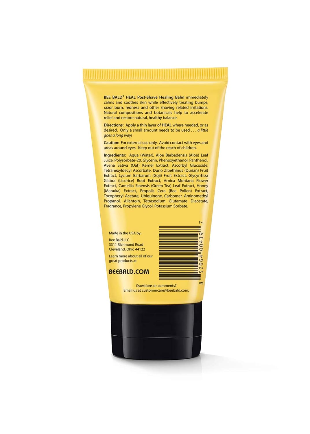 Bee Bald HEAL Aftershave for Men Healing Balm, Immediately Calms & Soo