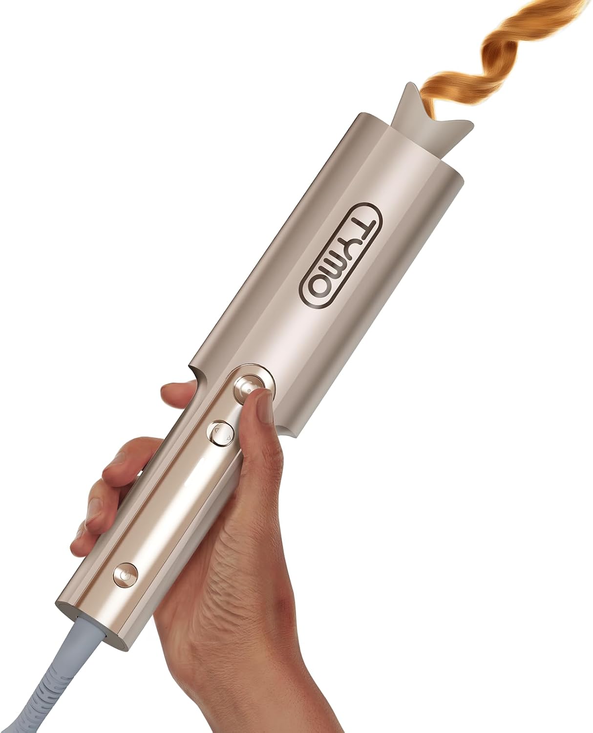 TYMO CurlPro Plus Automatic Rotating Curling Iron - Upgraded Long Barr