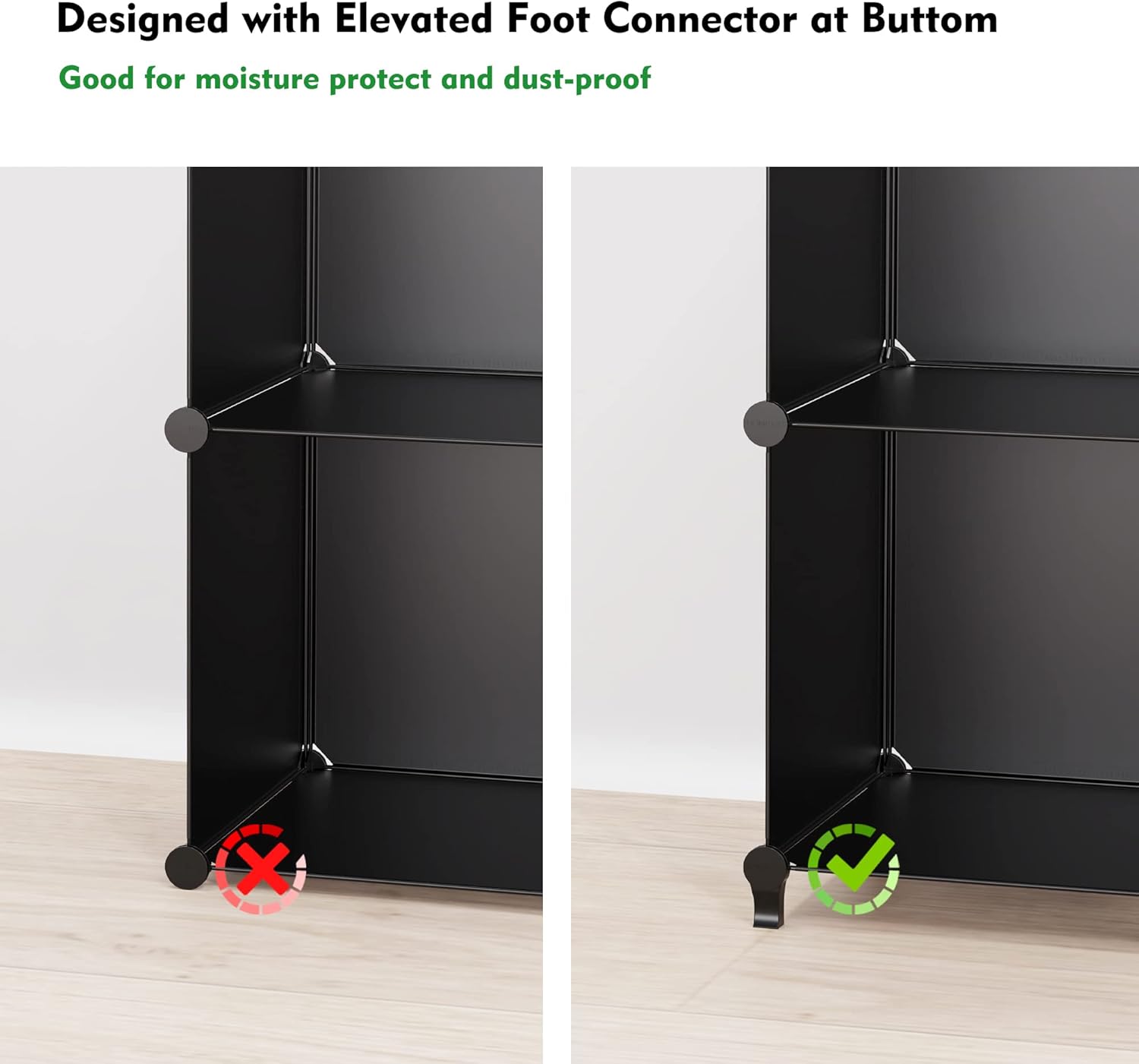HOMIDEC Closet Organizers and Storage, 9 Cube Storage Organizer, Porta