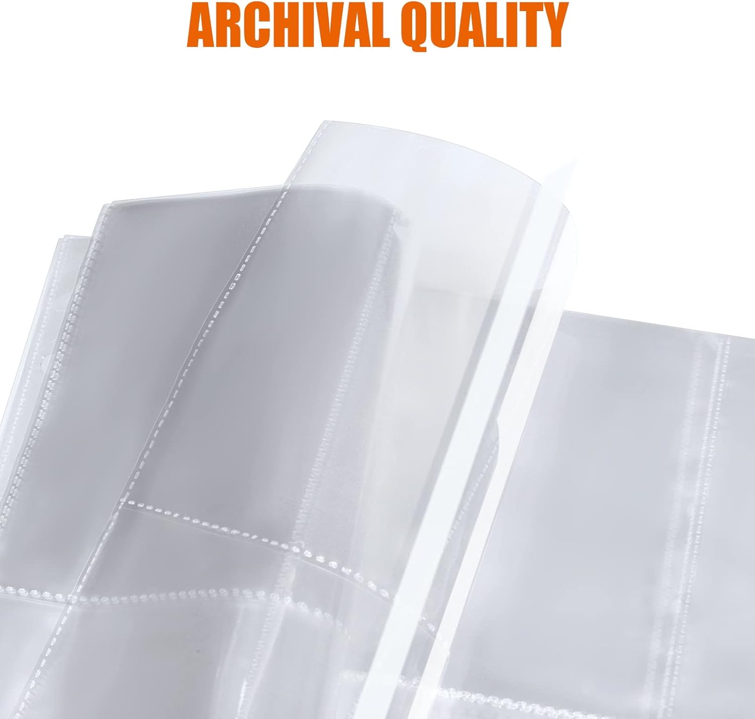Seed Organizer Garden Seeds Storage Clear Sheet Protectors with 8.5x11