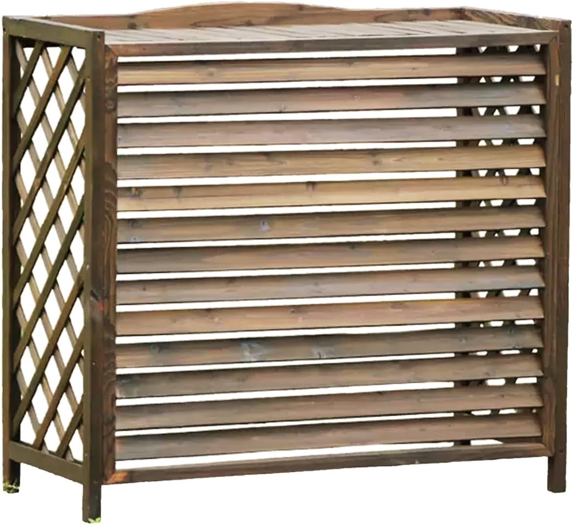 Air Conditioner Flower Stand,Freestanding Louvered Space Divider,Air C