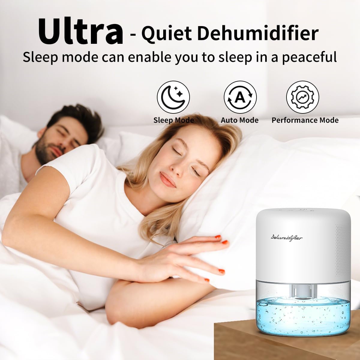 Dehumidifier for Home Small Quiet Dehumidifiers for 44OZ Water Tank Au