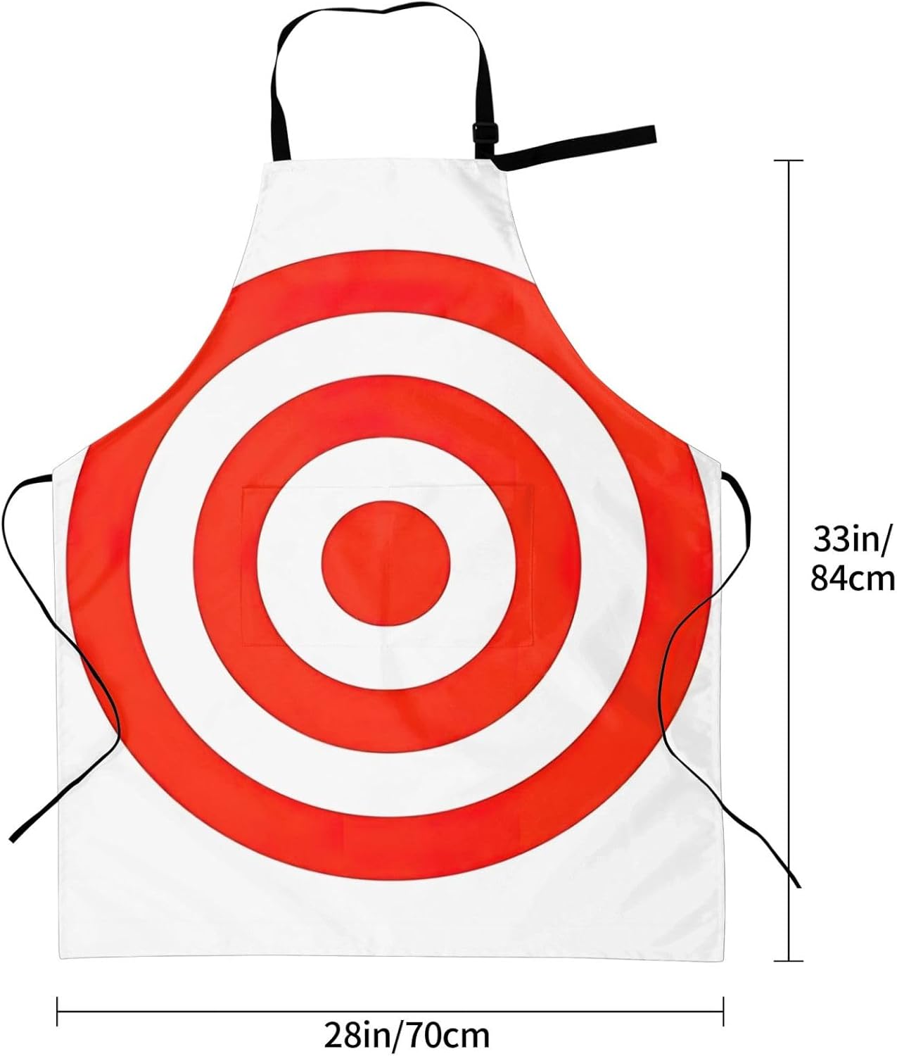 design target print Waterproof apron with pocket adjustable cooking apron for adult kitchen bibs to bake