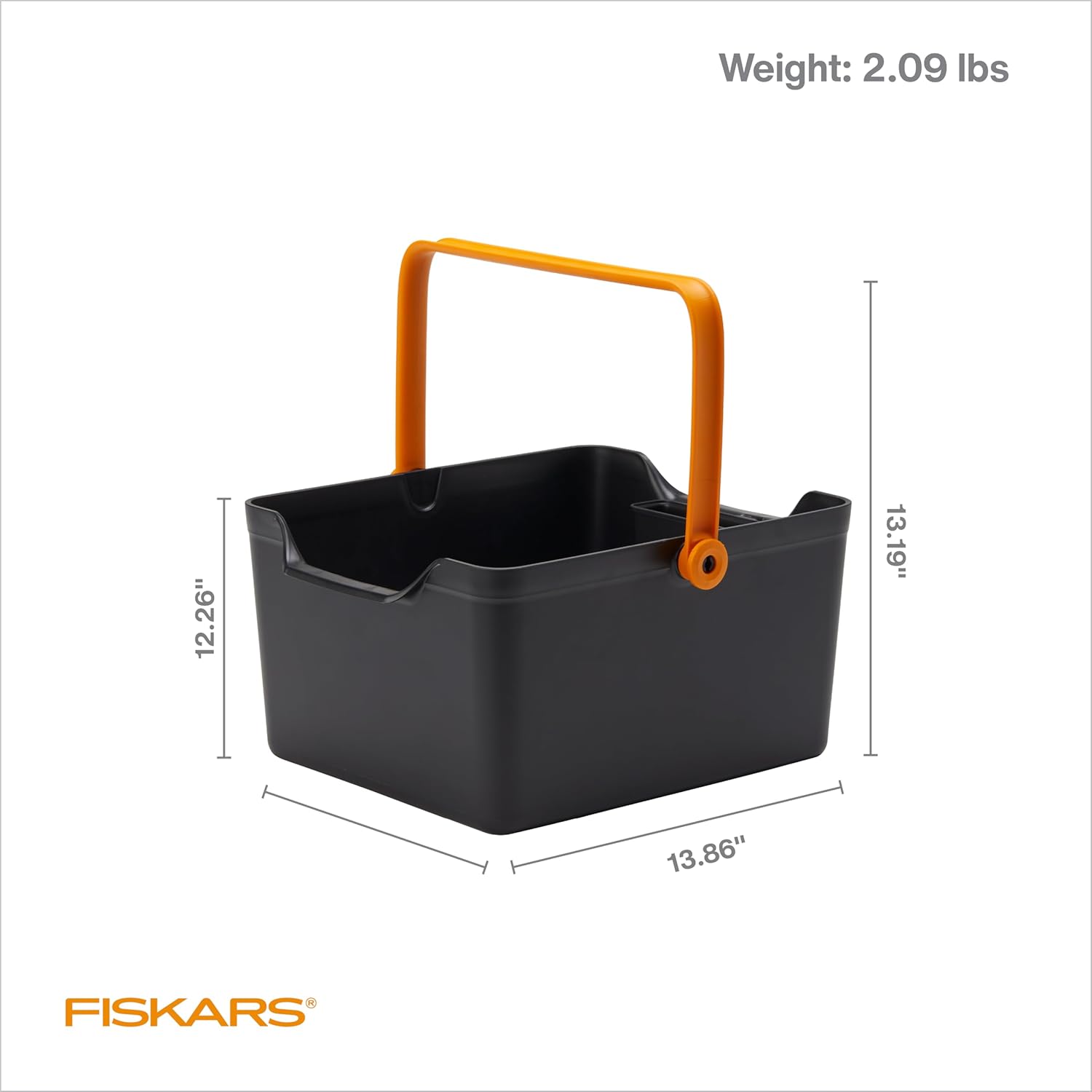 Fiskars Garden Tool Caddy, Portable Storage Organizer with Removable B