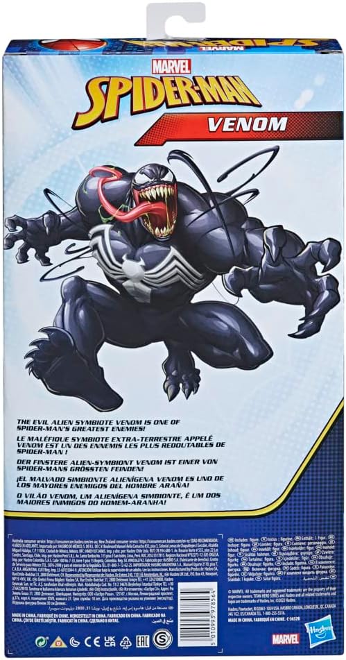 Marvel Titan Hero Series Deluxe Venom Toy 12-Inch-Scale Collectible Ac