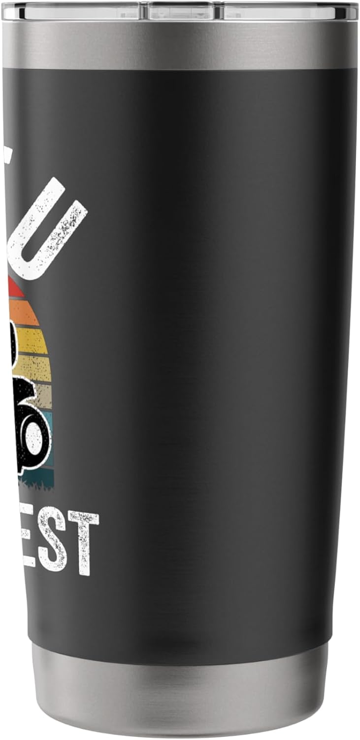 Zu fu Mows Best Funny Gardener Lawn Care Father's Day Stainless Steel Insulated Tumbler