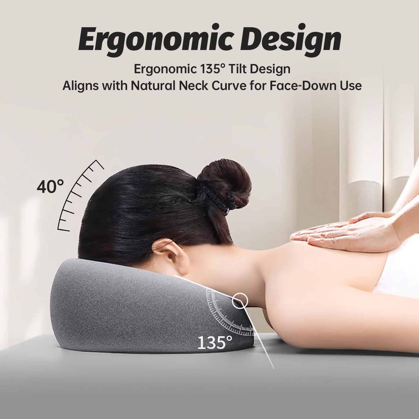 Face Down Pillows for Massage Table, Massage Headrest for Bed, Face Pi