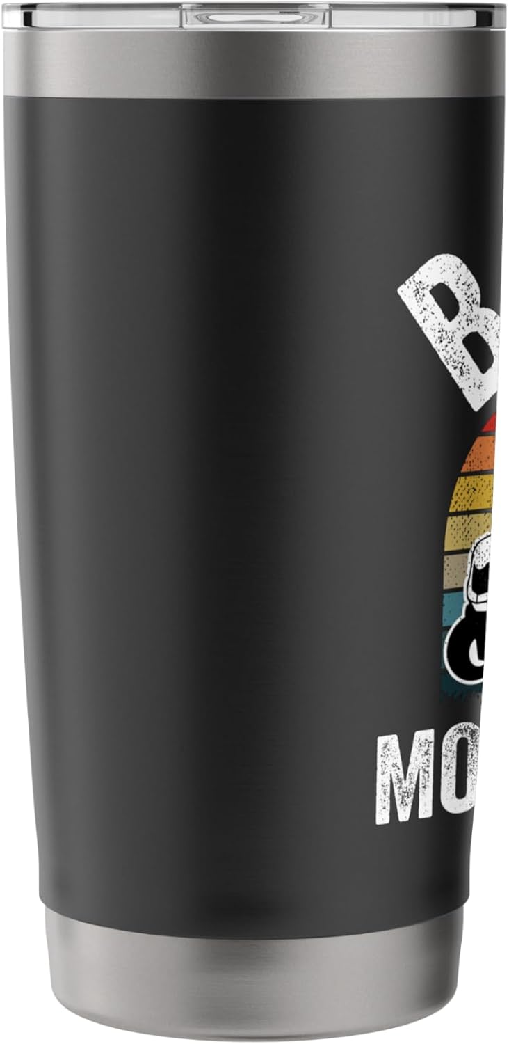 Baba Mows Best Funny Gardener Lawn Care Father's Day Stainless Steel Insulated Tumbler