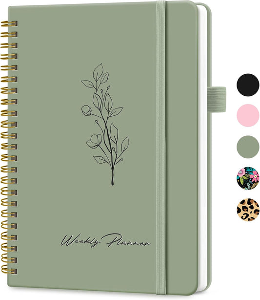 Undated Weekly Planner, Weekly To Do List Notebook with Goal & Habit T