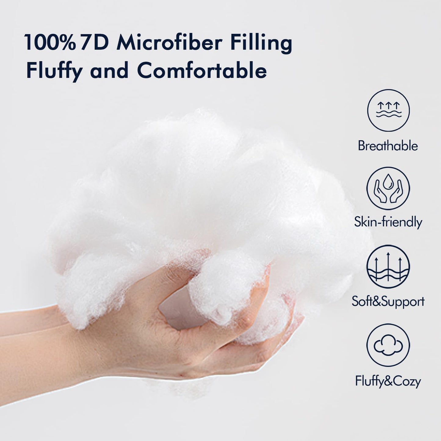 MIULEE Pack of 4 18x18 Outdoor Pillow Inserts, Water-Resistant Throw Pillow Inserts Decorative Premium Square Pillow Stuffer Sham for Porch Swing Couch Sofa Cushion Patio Furniture