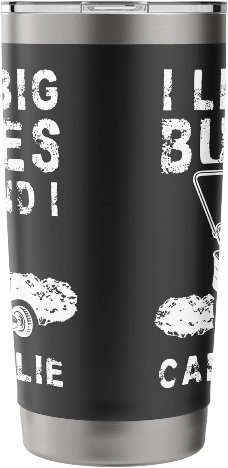 I Like Big Bushes And I Cannot Lie Lawn Mower Stainless Steel Insulated Tumbler
