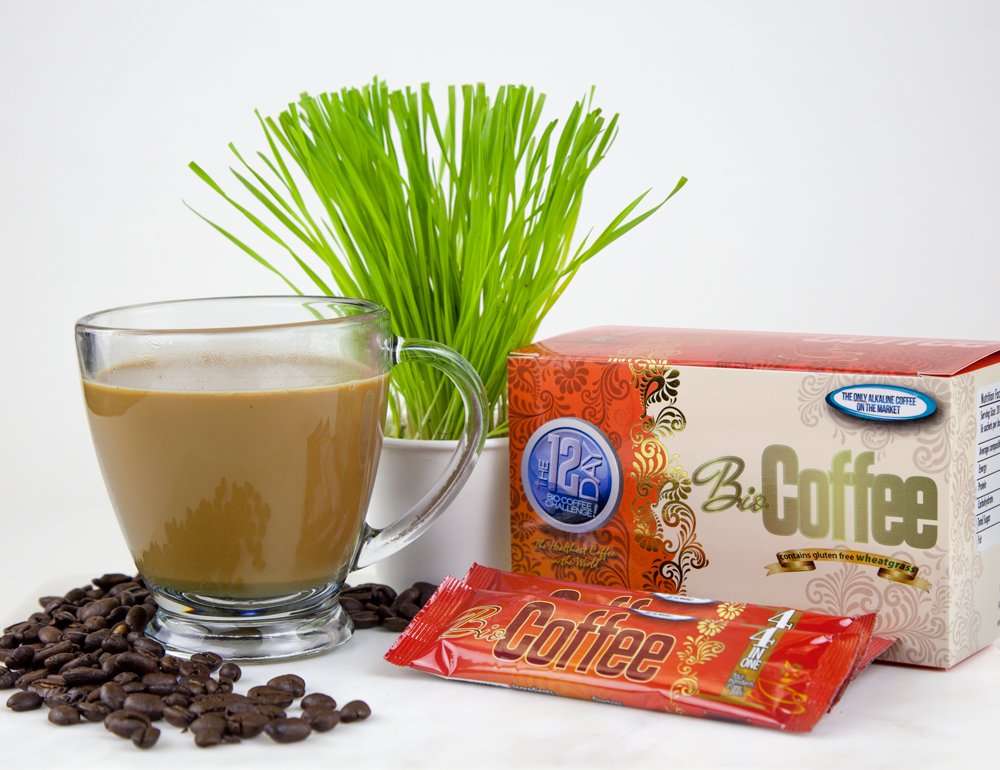 Bio Coffee- NEW! - First Organic Instant Non-dairy Alkaline Coffee (12