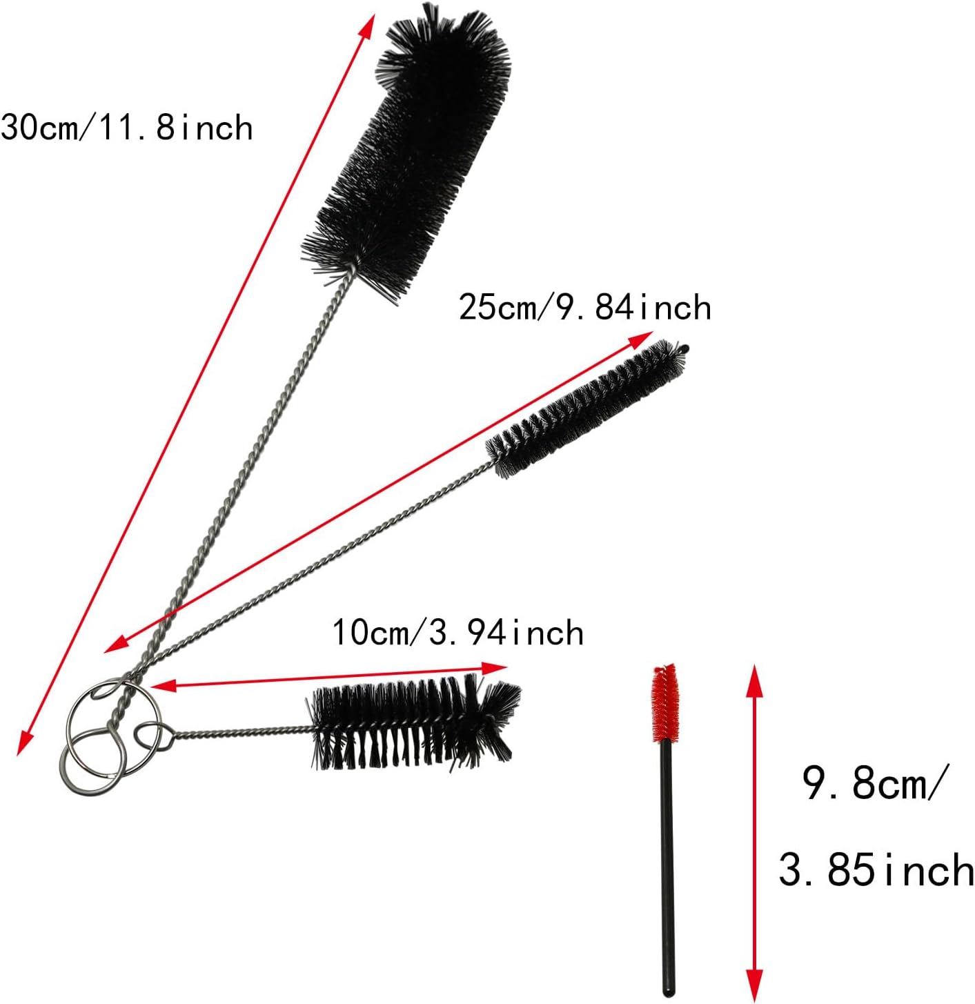 Hummingbird Feeder Cleaning Kit - 11PCS Mini Nylon Tube Brush Set for 