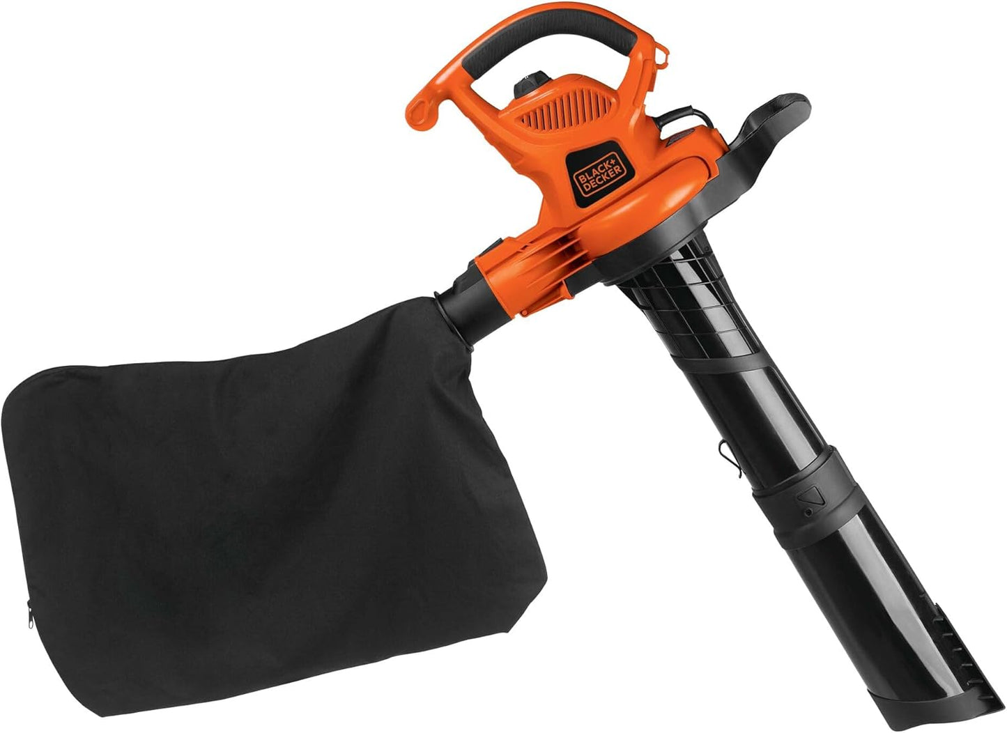 BLACK+DECKER Leaf Blower Leaf Vacuum and Leaf Mulcher 3-in-1, Electric Blowers for Lawn Care, 12 Amp, 250 MPH, 400 CFM (BV6000)