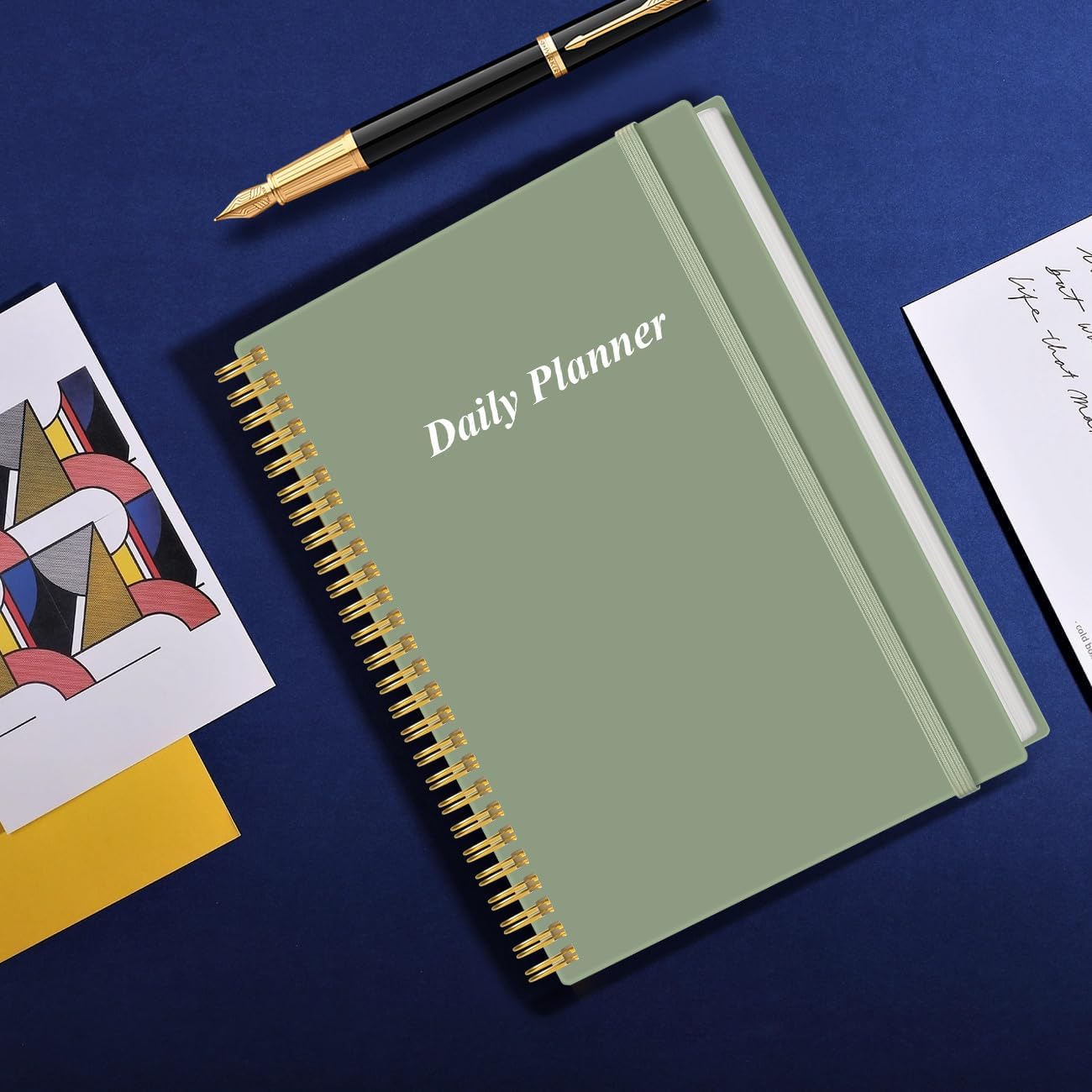 Daily Planner Undated - B5 To Do List Notebook Hourly Schedules, Spira