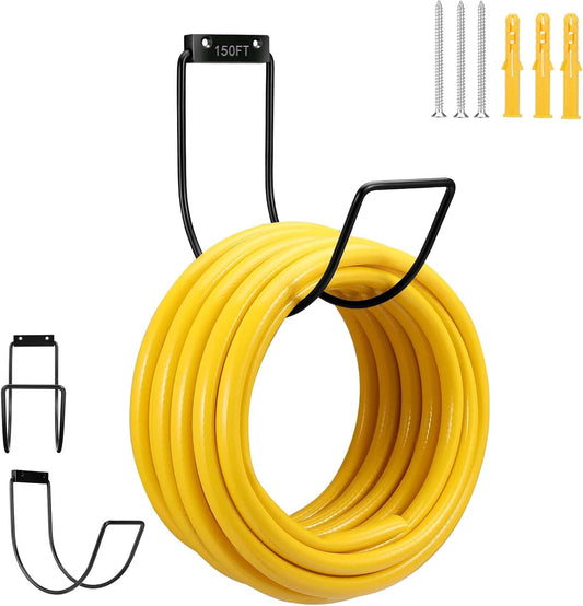 Garden Hose Holder Wall Mount,Heavy Duty Hose Hook Hanger for Water Ho