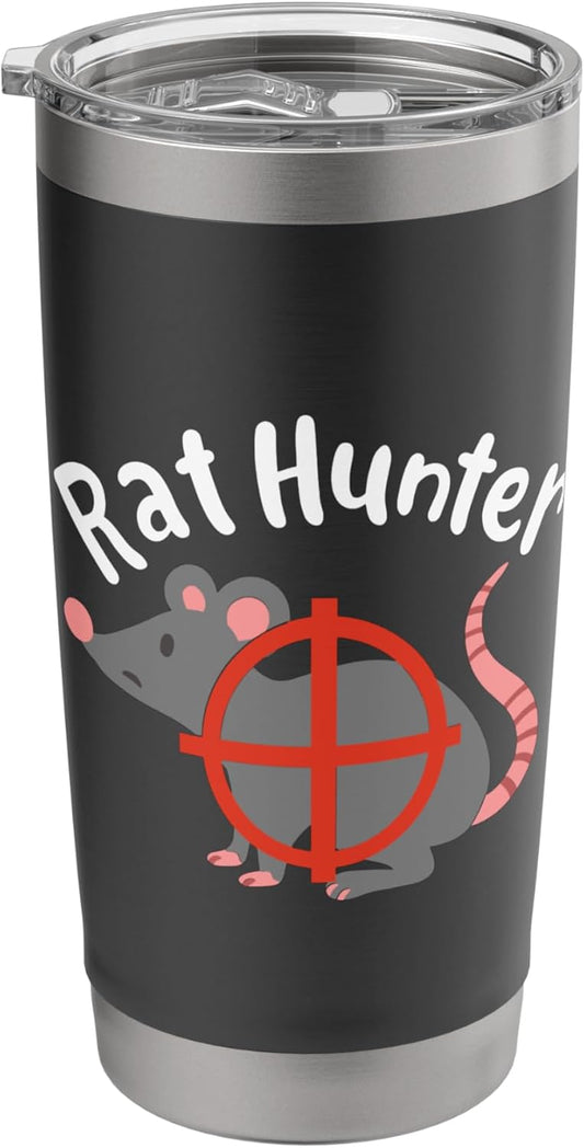 Rat Hunter Pest Control Rodent Exterminator Pest Management Stainless Steel Insulated Tumbler