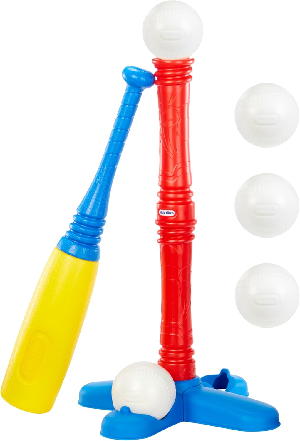 Little Tikes T-Ball Set, Red, 5 Balls, for Toddlers Ages 18+ Months – 