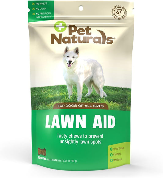 Pet Naturals Lawn Aid Dog Urine Neutralizer for Lawn - 60 Chicken-Flav