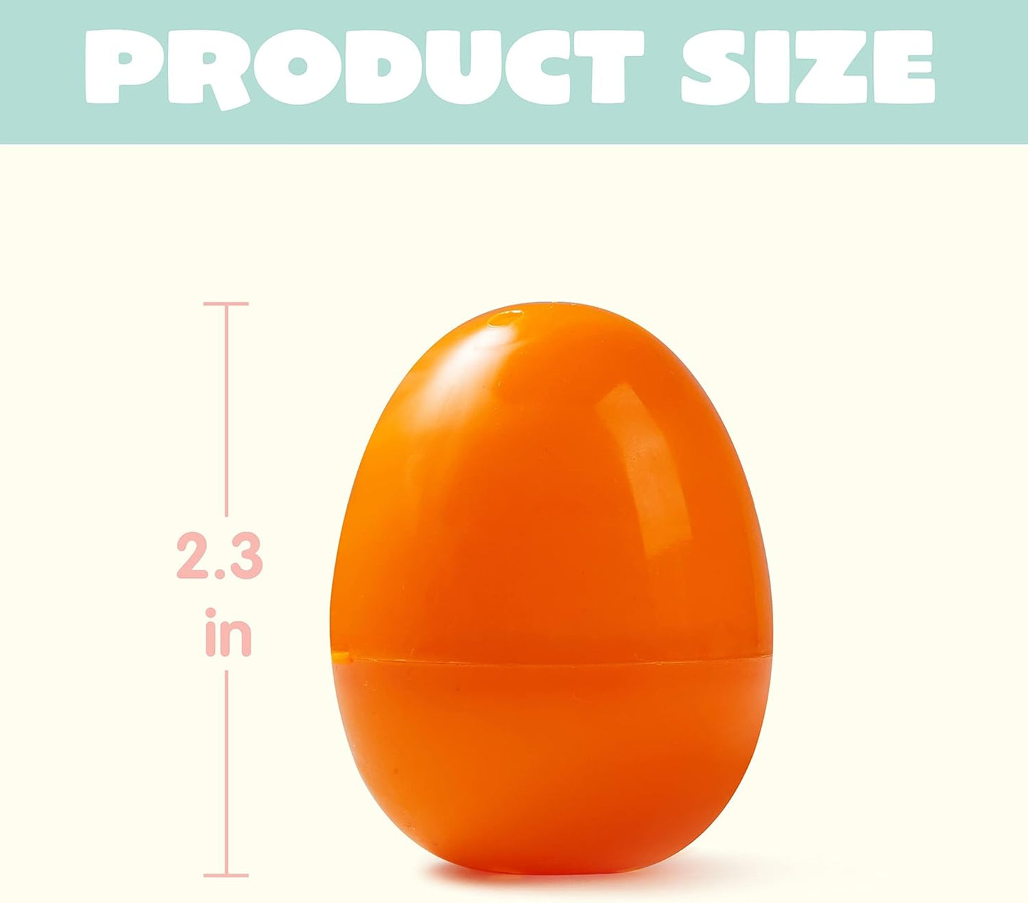JOYIN 50PCS Plastic Easter Eggs, Empty 2.3" 44PCS Colorful with 6PCS Golden Eggs Bulk Fillable for Easter Hunt Party Favor Basket Stuffers Filler Classroom Prize Supplies Decor