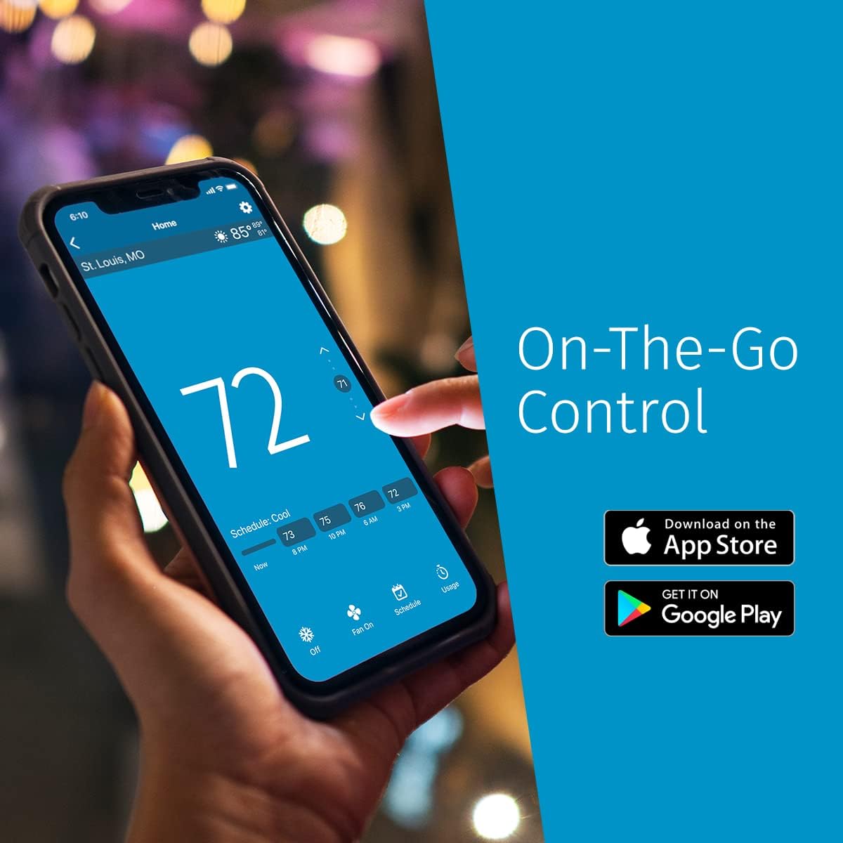 Sensi Smart Thermostat, 100 Years Of Expertise, Wi-Fi, Data Privacy, P