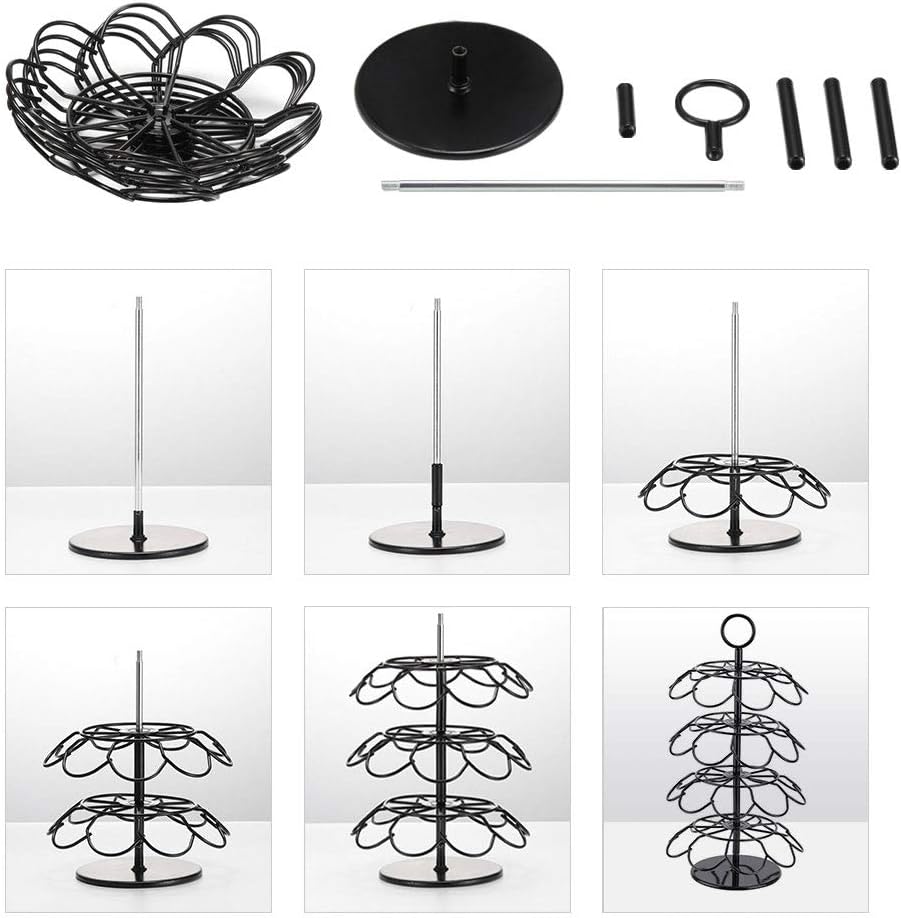Coffee Pod Carousel Holder Organizer Compatible with 36 Cup Pods