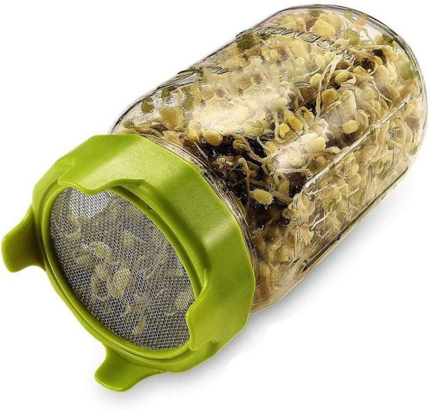 2pcs Sprouting Lid Garden Tools Lid Sprouting Net Cover Beans Sprouts 