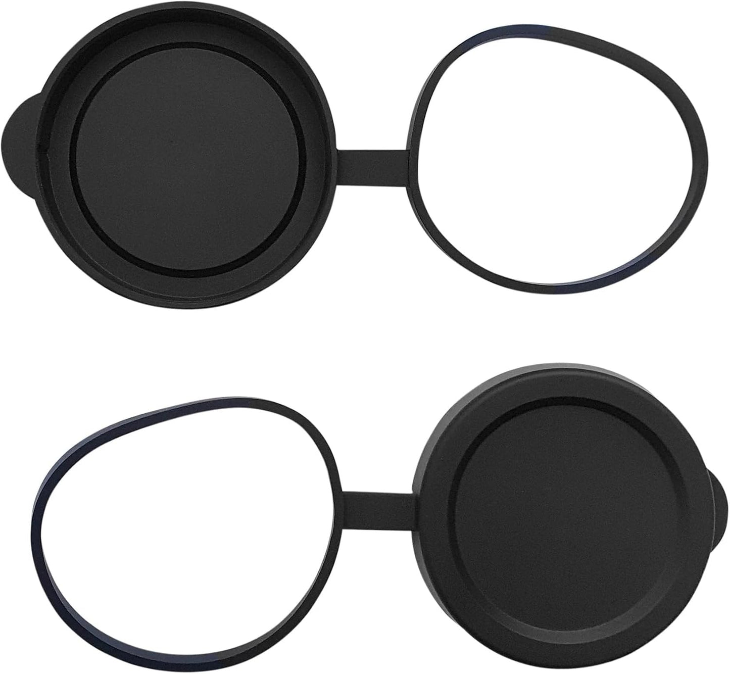 50mm Binocular/Monocular Objective Lens Caps Internal Diameter 61.5-64mm Rubber Cover Set Black