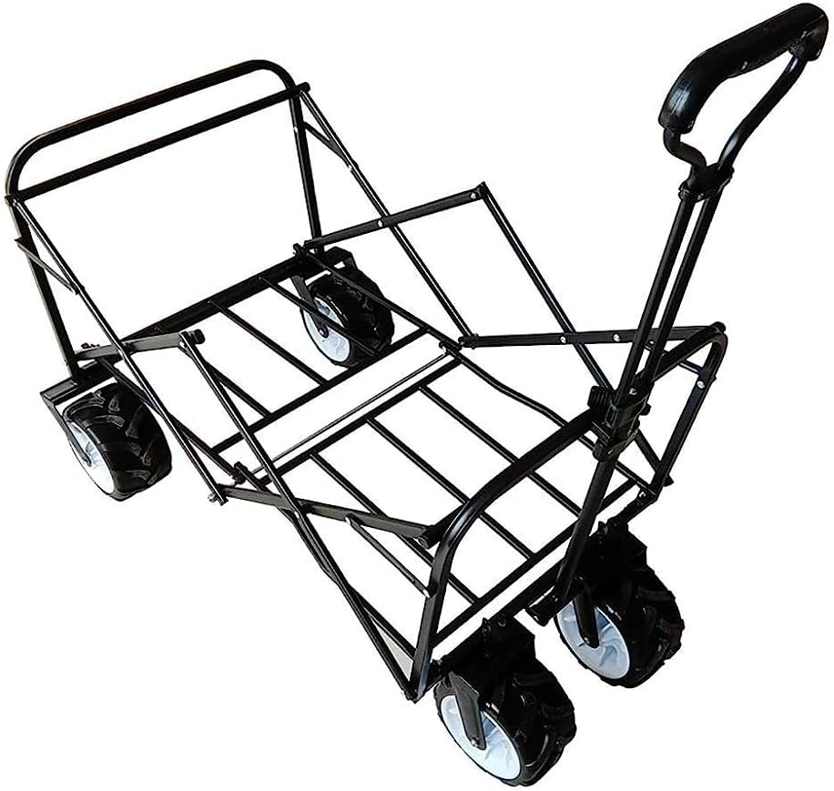 Trolleys, Folding Garden Trolley Cart Heavy Duty Wagon, Multi-Function