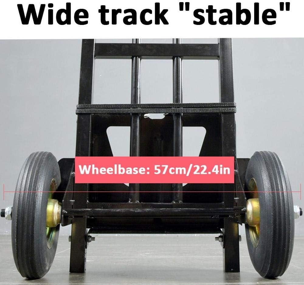 Steel Foldable Folding Trolley with Anti Puncture Solid Wheel and 150 