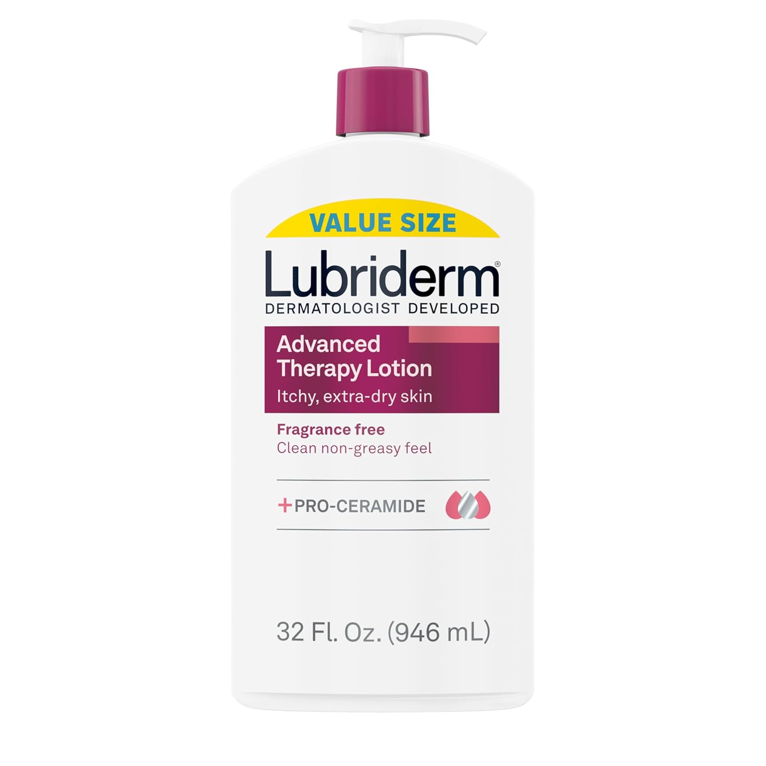 Lubriderm Advanced Therapy Fragrance-Free Moisturizing Hand & Body Lot