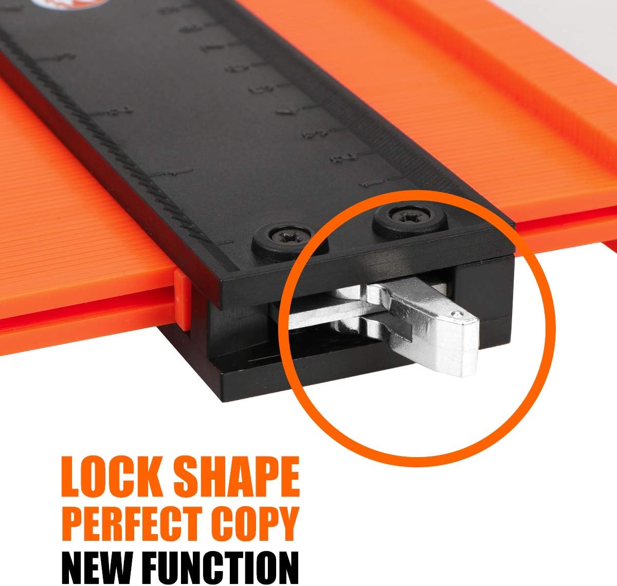 Saker Contour Gauge Tool for Woodworking & DIY, Profile Gauge with Lock,Gift for Him Men, Accurate Shape Duplicator for Flooring, Tile, Trim & Home Improvement Projects