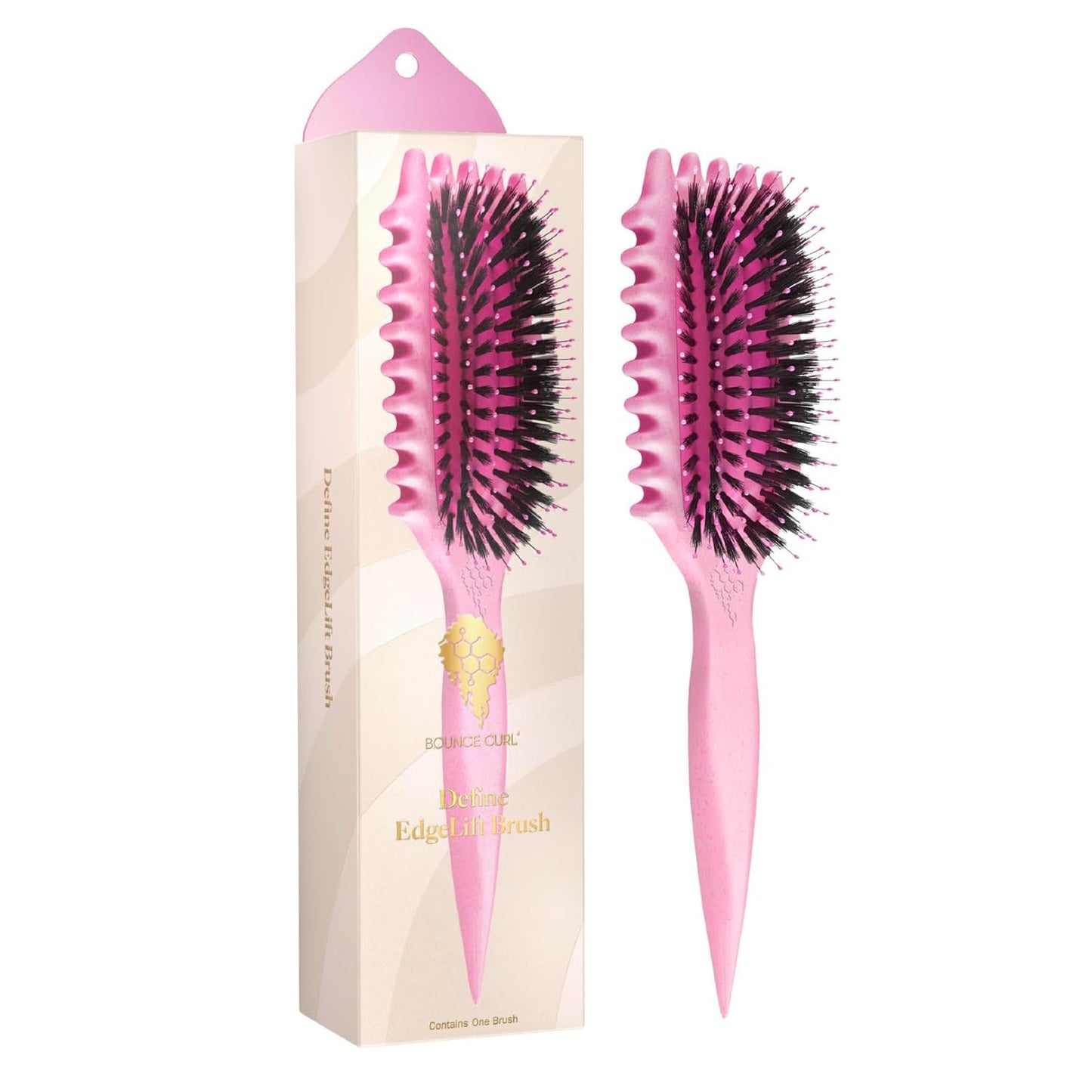 Bounce Curl Define EdgeLift Brush, 5-in-1 Tool for Effortlessly Define